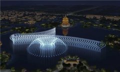 河南湖面水秀音樂噴泉